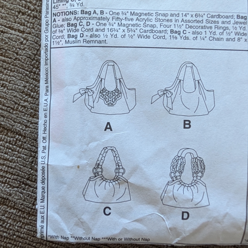 Bag patterns - Picture 8 of 11